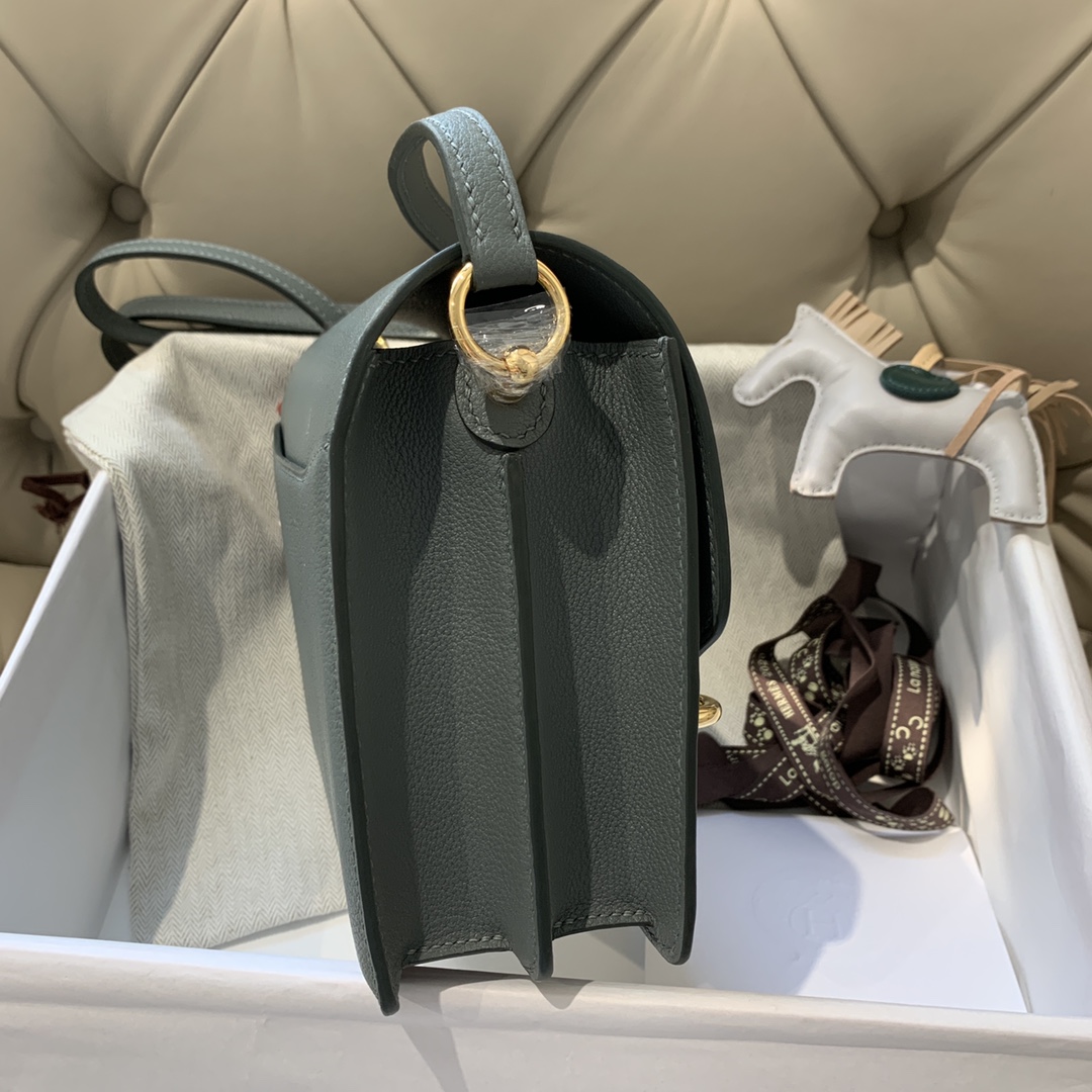 에르메스 룰리스18 아몬드그린 금장 에버컬러